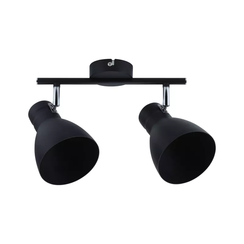 Foco Davy E27 230V máx. 2x20W regulable Negro - système d'accrochage et décoration