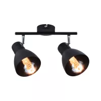 Davy Strahler E27, max. 230 V, 2 x 20 W, dimmbar, Schwarz - système d'accrochage et décoration - détail 3