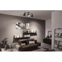 Spotlight Davy E27 230V max. 3x20W dimmable Black - système d'accrochage et décoration - détail 7