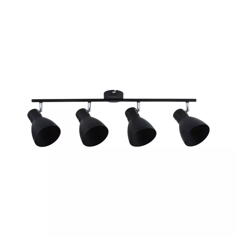 Spotlight Davy E27 230V max. 4x20W gradable Noir - système d'accrochage et décoration