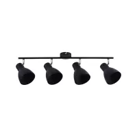 Foco Davy E27 230V máx. 4x20W regulable Negro - système d'accrochage et décoration - détail 1