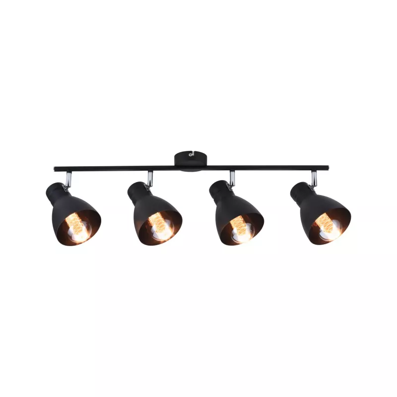 Davy spotlight E27 230V max. 4x20W dimmable Black