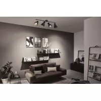 Davy spotlight E27 230V max. 4x20W dimmable Black - système d'accrochage et décoration - détail 7