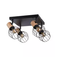 Spotlight Lanka E14 230V max. 4x20W dimmable Black - système d'accrochage et décoration - détail 3