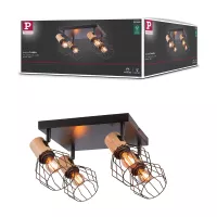 Spotlight Lanka E14 230V max. 4x20W dimmbar Schwarz - système d'accrochage et décoration - détail 6