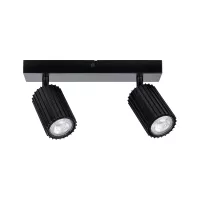 Foco Lirena GU10, máx. 2x10W, metal negro mate. - système d'accrochage et décoration - détail 3