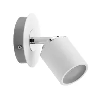 Spotlight Tube IP44 GU10 230V max. 10W dimmable White, Chrome - système d'accrochage et décoration - détail 1
