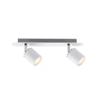 Strahlerröhre IP44 GU10 230V max. 2x10W dimmbar Weiß, Chrom - système d'accrochage et décoration - détail 2
