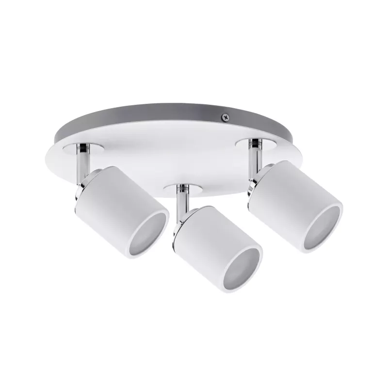 Strahlerröhre IP44 GU10 230V max. 3x10W dimmbar Weiß, Chrom - système d'accrochage et décoration