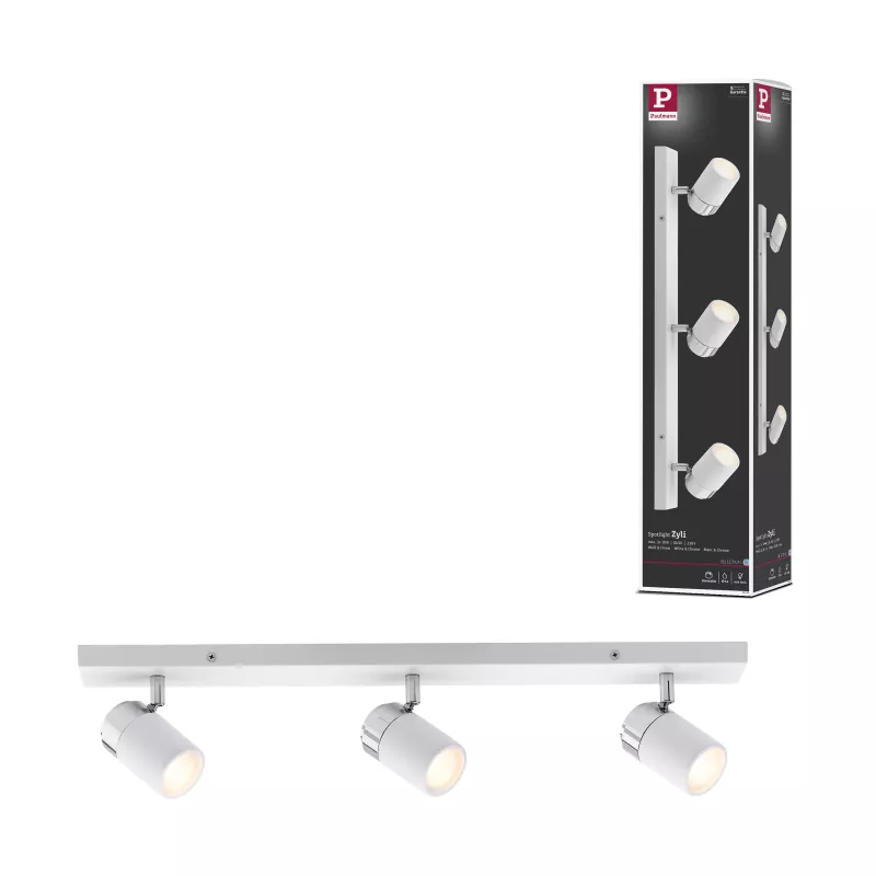 Strahler Zyli IP44 GU10 230V max. 3x10W dimmbar