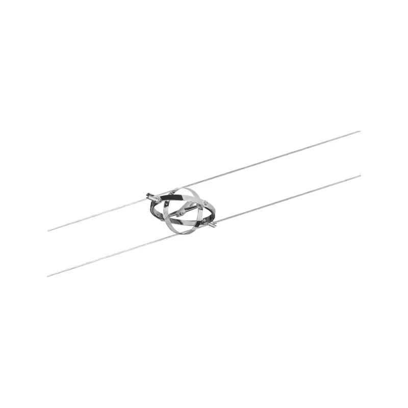 Cardan Cable System Basic Kit GU5.3 max. 8x10W dimmable 230/12V Matte Chrome, Chrome
