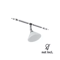 Système sur câbles Colmar Spot individuel GU4 max. 10W gradable 12V Chrome, Satiné - système d'accrochage et décoration - détail 1