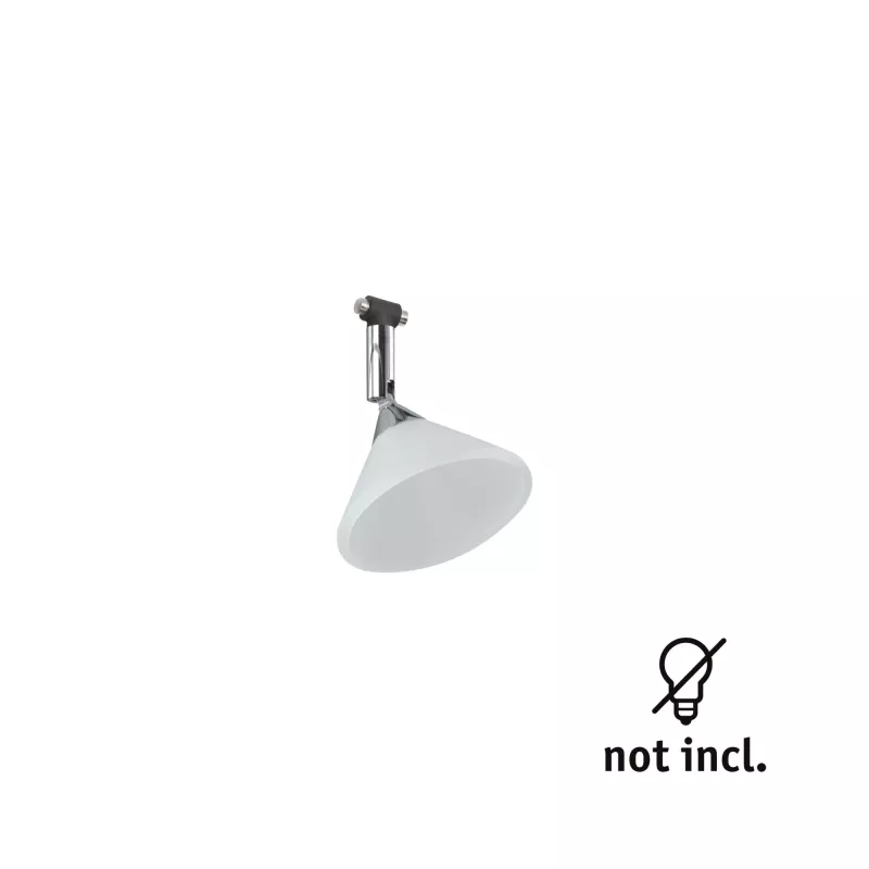 Colmar cable system, individual GU4 spotlight, max. 10W, dimmable, 12V, Chrome, Satin finish