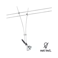 Système sur câbles Comet Spot individuel GU5,3 max. 50W gradable 12V Chrome - système d'accrochage et décoration - détail 1