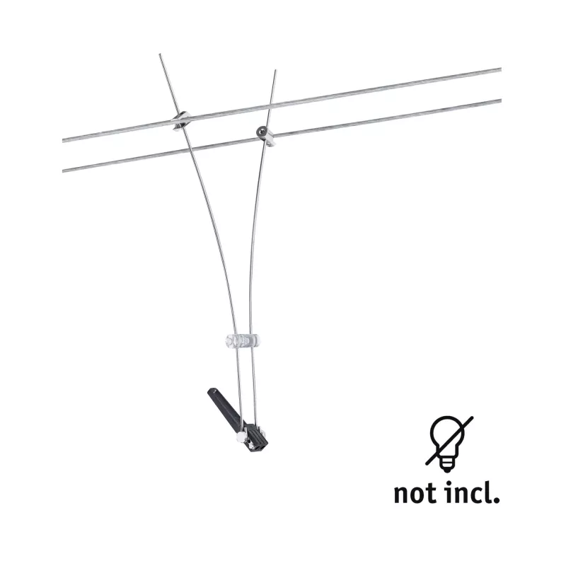 Sistema de cableado individual Comet Spot, GU5.3, máx. 50 W, regulable, 12 V, cromado.