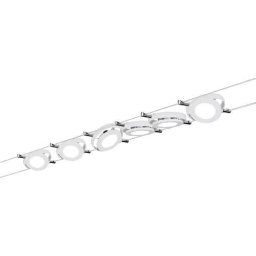 RoundMac LED Cable System Basic Kit 6x200lm 6x4.3W 2700K 230/12V Frosted White