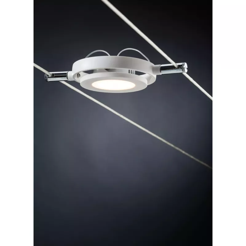 RoundMac LED -Kabelsystem Basisset 6x200lm 6x4,3W 2700K 230/12V Mattweiß