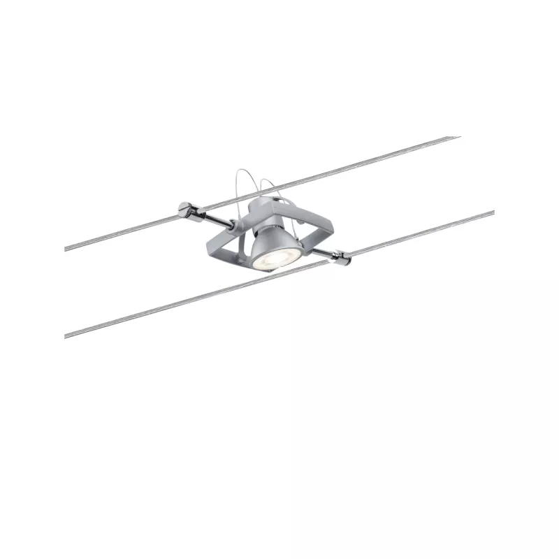 Mac II Kabelsystem Basis-Kit GU5.3 max. 5x10W dimmbar 230/12V Mattchrom