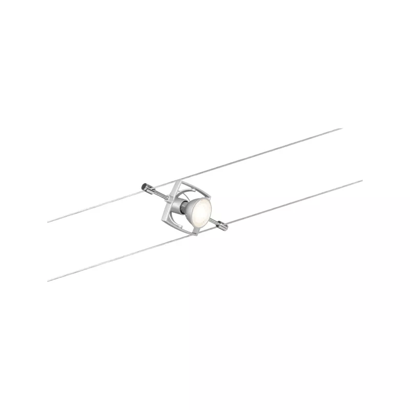 Kit básico de sistema de cableado Mac II GU5.3 máx. 5x10W regulable 230/12V Cromo mate