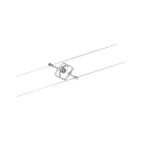 Système sur câbles Mac II Kit de base GU5,3 max. 5x10W gradable 230/12V Chrome mat - système d'accrochage et décoration - détail 6