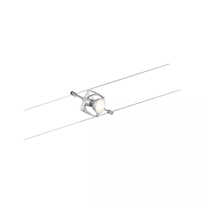 Kit básico de sistema de cableado Mac II GU5.3 máx. 7x10W regulable 230/12V Cromo mate