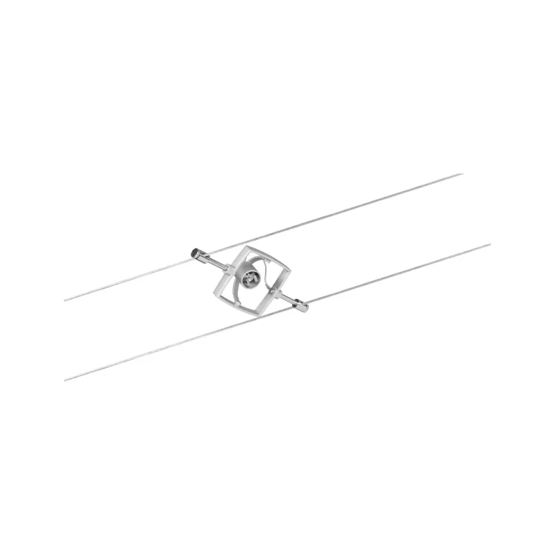 Système sur câbles Mac II Kit de base GU5,3 max. 7x10W gradable 230/12V Chrome mat