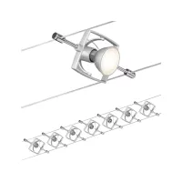 Kit básico de sistema de cableado Mac II GU5.3 máx. 7x10W regulable 230/12V Cromo mate - système d'accrochage et décoration - détail 5