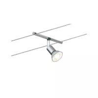 Système sur câbles Spice SaltLED Kit de base GU5,3 max. 5x10W gradable 230/12V Chrome mat - système d'accrochage et décoration - détail 3