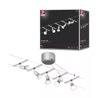 Système sur câbles Spice SaltLED Kit de base GU5,3 max. 5x10W gradable 230/12V Chrome mat - système d'accrochage et décoration - détail 8