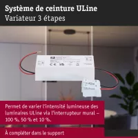 ULine Accessoires 3-Step-Dimmer max. 200W 48V 80x35mm Blanc - système d'accrochage et décoration - détail 5