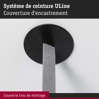 ULine Accessories Recessed Cover Black - système d'accrochage et décoration - détail 5