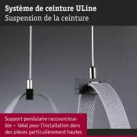 Correa de suspensión ULine Accessories 45x21mm negra - système d'accrochage et décoration - détail 4