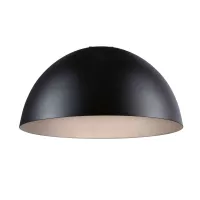 ULine LED -Pendelleuchte, Schalenform, 300 mm, 12 W, Schwarz - système d'accrochage et décoration - détail 2
