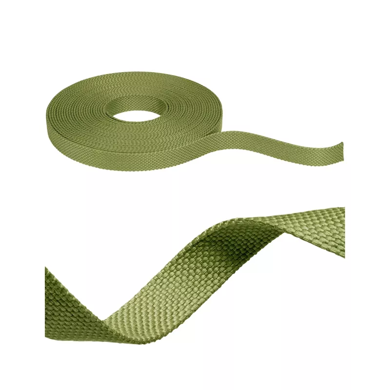 ULine 10m Dacron Textile Copper Green Webbing