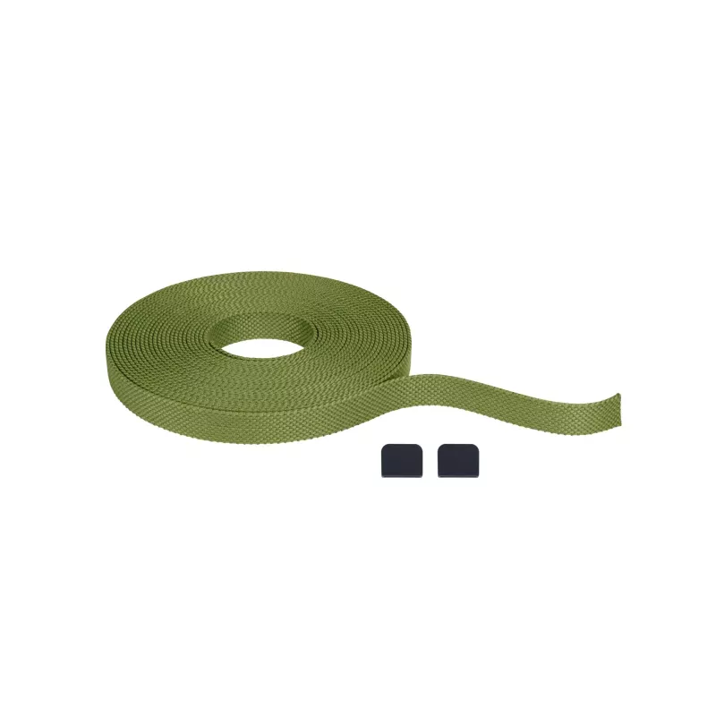 ULine 10m Dacron Textile Copper Green Webbing
