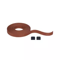 Correa textil ULine de 5 m de dacrón color terracota cobrizo - système d'accrochage et décoration - détail 7