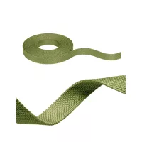 ULine 5m Dacron Textile Copper Green Webbing - système d'accrochage et décoration - détail 2