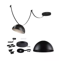 Kit de inicio de correa para cuencos ULine de 5 m y 12 W, color negro. - système d'accrochage et décoration - détail 2