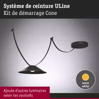 ULine Sangle Cone Kit de démarrage 5m 12W Noir - système d'accrochage et décoration - détail 4