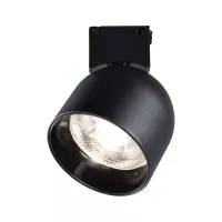 ULine Round LED Spotlight 405lm 7W 85mm 3000K Black - système d'accrochage et décoration - détail 3