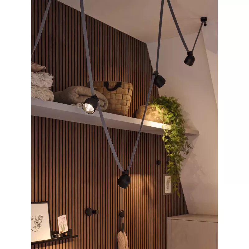 ULine Runder LED -Strahler 405 lm 7 W 85 mm 3000 K Schwarz