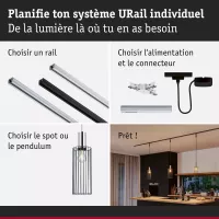 URail Lampenschirm 2Easy Biraha 120mm Anthrazit - système d'accrochage et décoration - détail 9