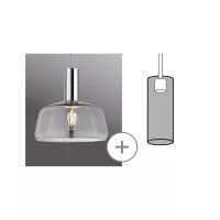 URail Lampshade 2Easy Neila 230mm Smoked glass - système d'accrochage et décoration - détail 5