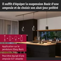 URail Abat-jour 2Easy Tallis 160mm - système d'accrochage et décoration - détail 13
