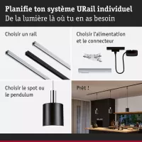 URail Abat-jour 2Easy Tallis 160mm - système d'accrochage et décoration - détail 15
