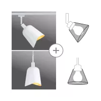URail Abat-jour DecoSystems Alvaro 144mm - système d'accrochage et décoration - détail 13