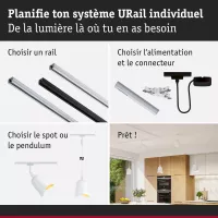 URail Abat-jour DecoSystems Alvaro 144mm - système d'accrochage et décoration - détail 16