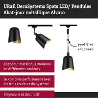 URail Abat-jour DecoSystems Alvaro 144mm - système d'accrochage et décoration - détail 24
