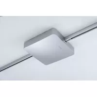 URail Alimentation électrique Smart Home Zigbee 3.0 Centre 227x196mm max. 300W Chrome mat - système d'accrochage et décoration - détail 3
