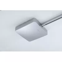 URail Alimentation électrique Smart Home Zigbee 3.0 Centre 227x196mm max. 300W Chrome mat - système d'accrochage et décoration - détail 4